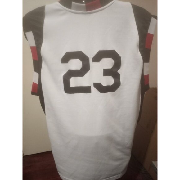 VTG Air Jordan Michael Jordan #23 Men White Stitched Basketball Jersey 2XL - Picture 6 of 13